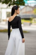 CAMISOLA PRETA FRANZIDA PONTO CHIC - Image 2