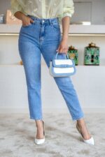 CALÇA MOM JEANS PONTO CHIC - Image 2