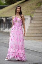 VESTIDO COM ESTAMPA LEVE ROSA PONTO CHIC - Image 2