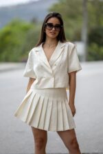 CONJUNTO BLAZER E SAIA PONTO CHIC - Image 2