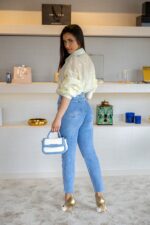 CALÇA MOM JEANS PONTO CHIC - Image 3