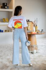 CALÇA GANGA CLARA WIDE LEG PONTO CHIC - Image 4