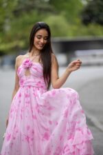 VESTIDO COM ESTAMPA LEVE ROSA PONTO CHIC - Image 5