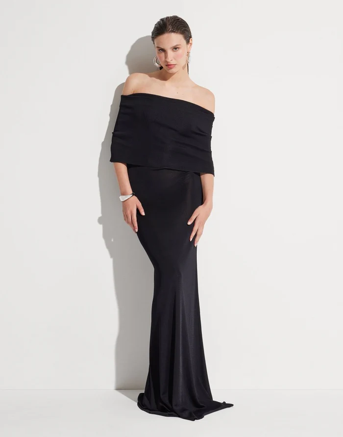 p2 VESTIDO COMPRIDO PRETO MVP - Image 1