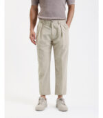 CALÇA BEGE COM PREGAS GIANNI LUPO - Image 3