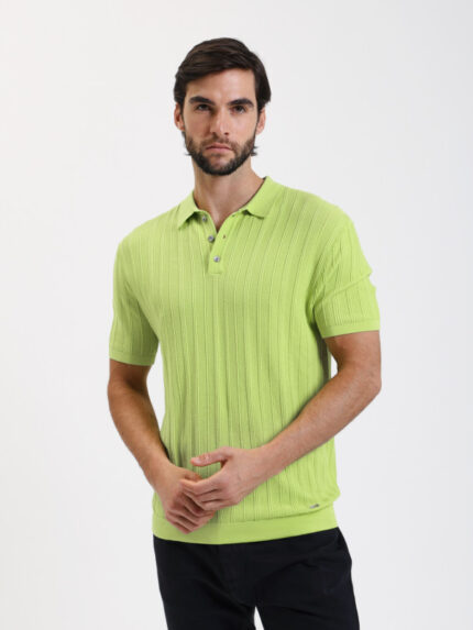 POLO DE MALHA VERDE GIANNI LUPO