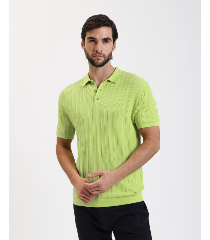 polo-in-maglia (2) POLO DE MALHA VERDE GIANNI LUPO - Image 1
