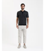 POLO DE MALHA COM PADRÃO GIANNI LUPO - Image 2