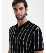 POLO DE MALHA COM PADRÃO GIANNI LUPO - Image 4