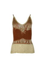 TOP DE MALHA COM TEXTURA DE FLORES SAHOCO - Image 2