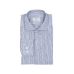 CAMISA GOLA ITALIANA RISCA FINA SLIM FIT AZUL MARINHO ZOLF - Image 4