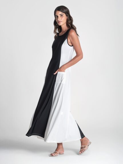 VESTIDO MULTICOLOR BRANCO RUGA