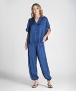 CAMISA AZUL COM BOTÕES RUGA - Image 2