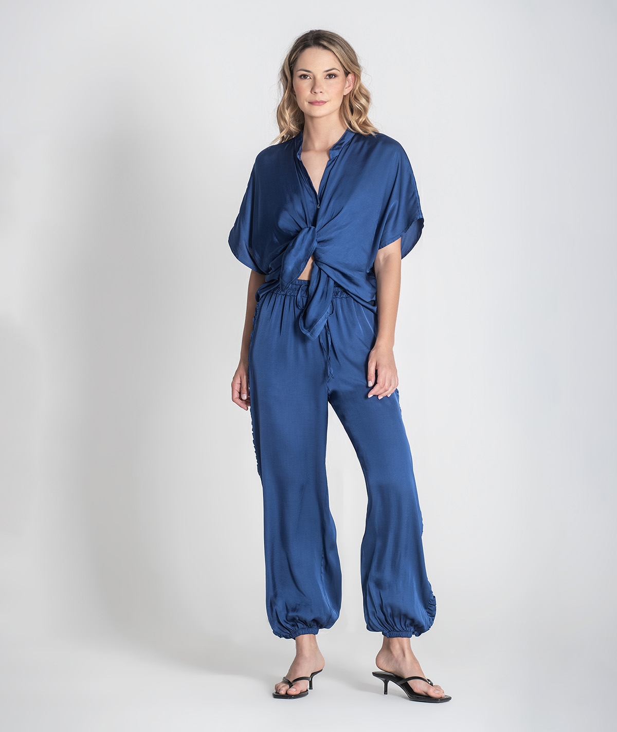 19436-large_default CAMISA AZUL COM BOTÕES RUGA - Image 1