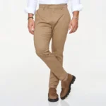 CALÇA CHINO SLIM FIT CAMEL ZOLF