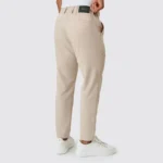 CALÇA COM CORDÃO SLIM FIT BEGE ZOLF - Image 2