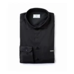 CAMISA GOLA ITALIANA PRETA SLIM FIT ZOLF - Image 4