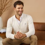 CARDIGAN COM BOTÕES CRU ZOLF - Image 2