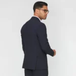 FATO TRESPASSE AZUL COM QUADRADOS CINZA SLIM FIT ZOLF - Image 3