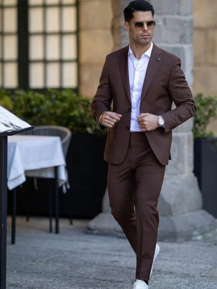 FATO CASTANHO SLIM FIT ZOLF
