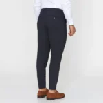 FATO TRESPASSE AZUL COM QUADRADOS CINZA SLIM FIT ZOLF - Image 5