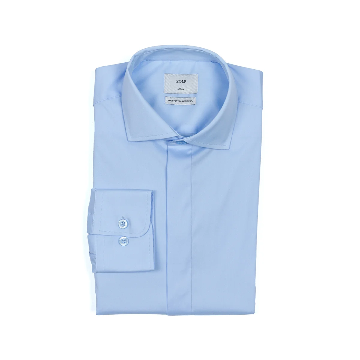 233103002_2 CAMISA CLÁSSICA COM CONTRASTE SLIM FIT ZOLF - Image 1