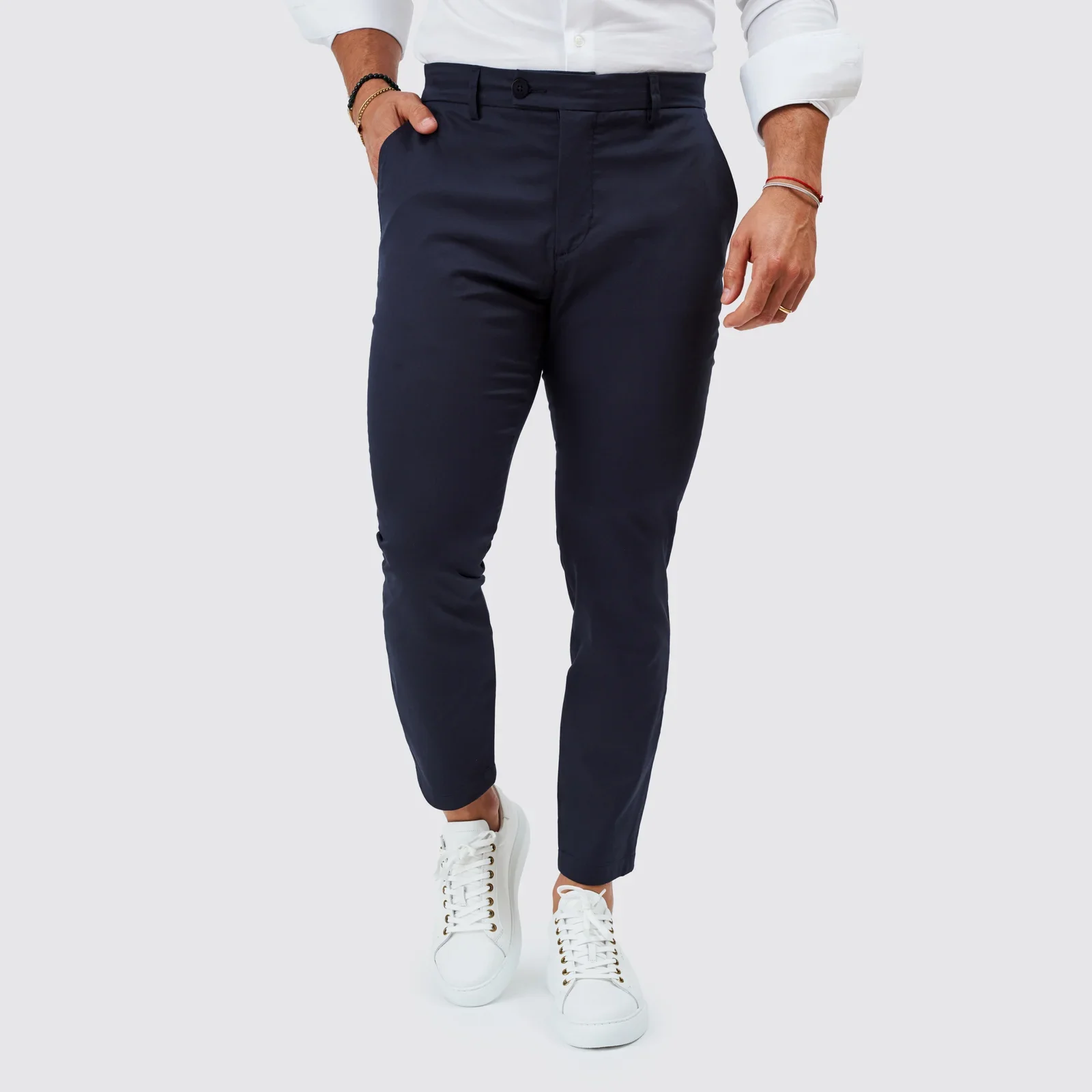 241702000_azul_2 (1) CALÇA CHINO CASUAL SLIM FIT AZUL ZOLF - Image 1