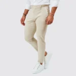 CALÇA CHINO CASUAL SLIM FIT BEGE ZOLF - Image 2