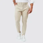 CALÇA CHINO CASUAL SLIM FIT BEGE ZOLF - Image 3