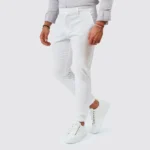 CALÇA CHINO CASUAL SLIM FIT BRANCA ZOLF - Image 3