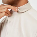 CAMISA DE BOMBAZINE BEGE ZOLF - Image 2