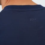 T-SHIRT DECOTE REDONDO AZUL ZOLF - Image 4