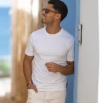 T-SHIRT DECOTE REDONDO BRANCO ZOLF