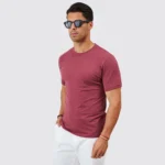 T-SHIRT DECOTE REDONDO MARSALA ZOLF - Image 2