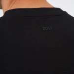 T-SHIRT DECOTE REDONDO PRETO ZOLF - Image 3