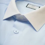 CAMISA CLÁSSICA  AZUL BEBE COM GOLA ITALIANA ZOLF - Image 2