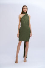 VESTIDO VERDE COM BRILHOS E FAIXA NO SECRETS - Image 2
