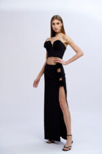 SAIA COMPRIDA COM RACHA E FLORES NO SECRETS - Image 3