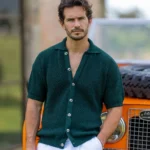 CAMISEIRO PONTO CROCHÊ ESTRUTURA VERDE ESCURO ZOLF - Image 2