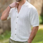 CAMISEIRO PONTO CROCHÊ ESTRUTURA CRU ZOLF - Image 3
