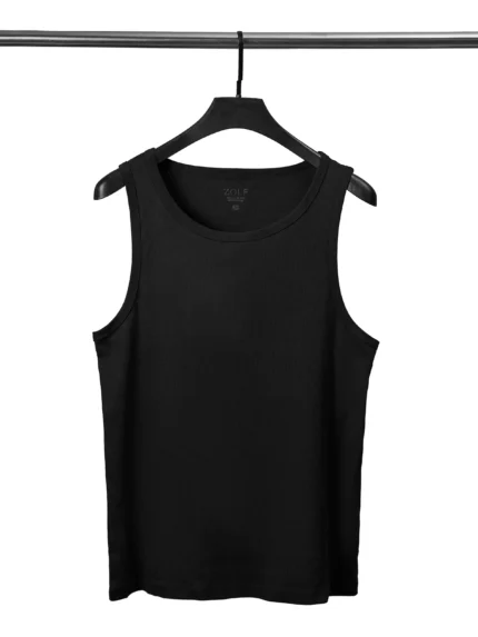 T-SHIRT TANK RIB PRETO ZOLF