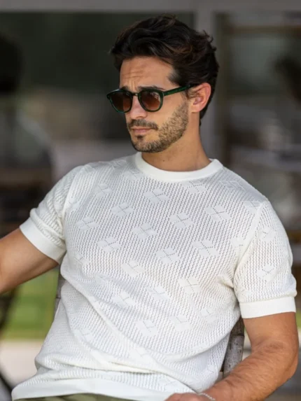 T-SHIRT TRICOT PADRÃO CRU ZOLF