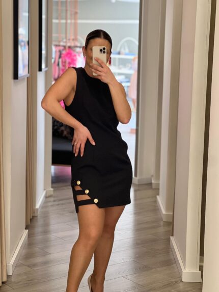 VESTIDO CURTO COM DETALHE GAELLE PARIS