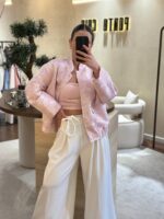 BOMBER ESTAMPADO ROSA PONTO CHIC