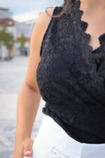 BODY PRETO RENDADO PONTO CHIC - Image 4
