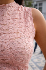 CAMISOLA ROSA TECIDO FLORES PONTO CHIC - Image 4