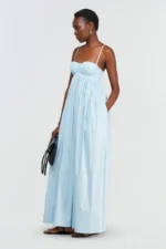 VESTIDO MIDI AZUL SEMICOUTURE - Image 2