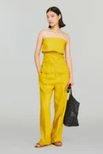 TOP AMARELO SEMICOUTURE