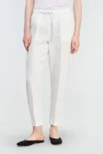 CALÇA BRANCA DE LINHO SEMICOUTURE