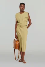VESTIDO COM BOLSOS CHAPA SEMICOUTURE
